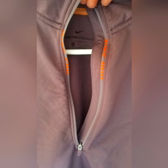 Nike Pro Hyperwarm 3/4 zip pullover - Picture 4 of 7